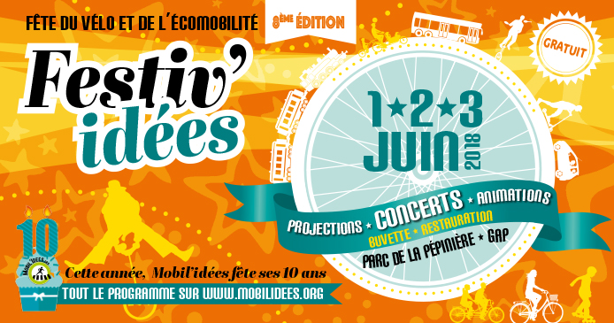 Lire la suite à propos de l’article FESTIV’IDÉES 2018 – la fête du vélo et de l’écomobilité is back !