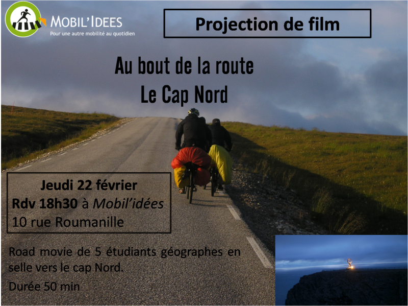 Projection apéro « Au bout de la route, le Cap Nord »