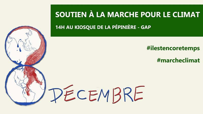Samedi 8 décembre : Marche pour le climat !