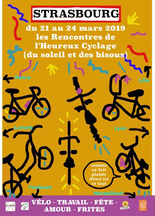 Mobil’Idées était présente aux 11èmes rencontres de l’Heureux cyclage à Strasbourg et vous raconte….