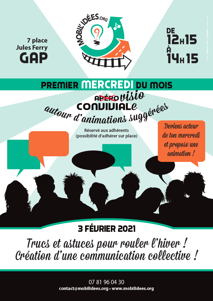 Lire la suite à propos de l’article Trucs et astuces pour rouler l’hiver – mercredi 3 février, 12h15 – 14h15