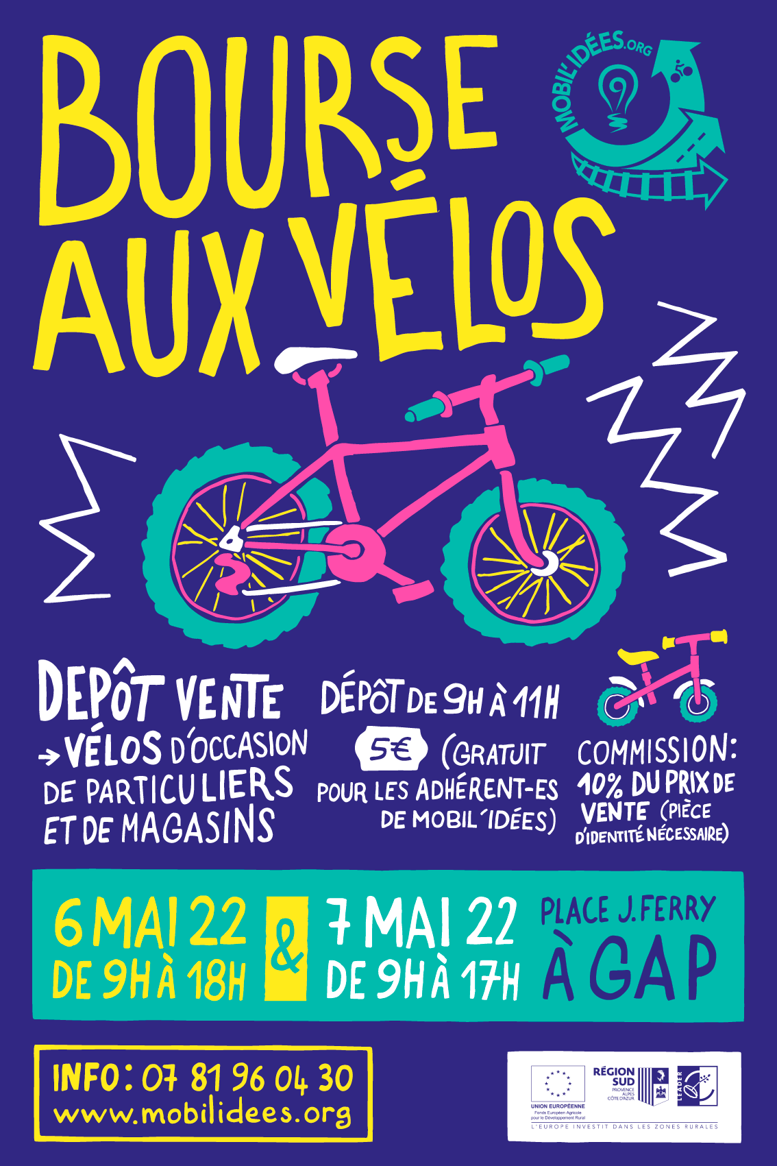 You are currently viewing BOURSE AUX VÉLOS DU PRINTEMPS – 6 & 7 Mai 2022