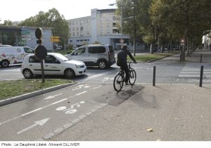 Les aménagements cyclables à Gap : un article du Dauphiné Libéré