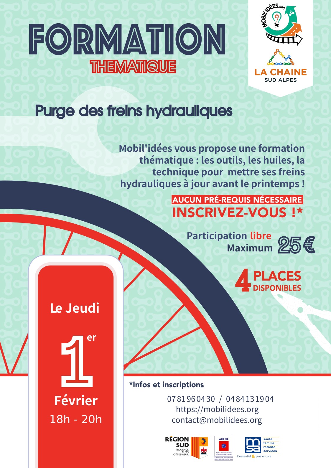 You are currently viewing Formation « Purger des freins hydrauliques » – Mercredi 1er Février 2024